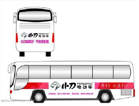 宁都公交车身贴如何完美贴合？